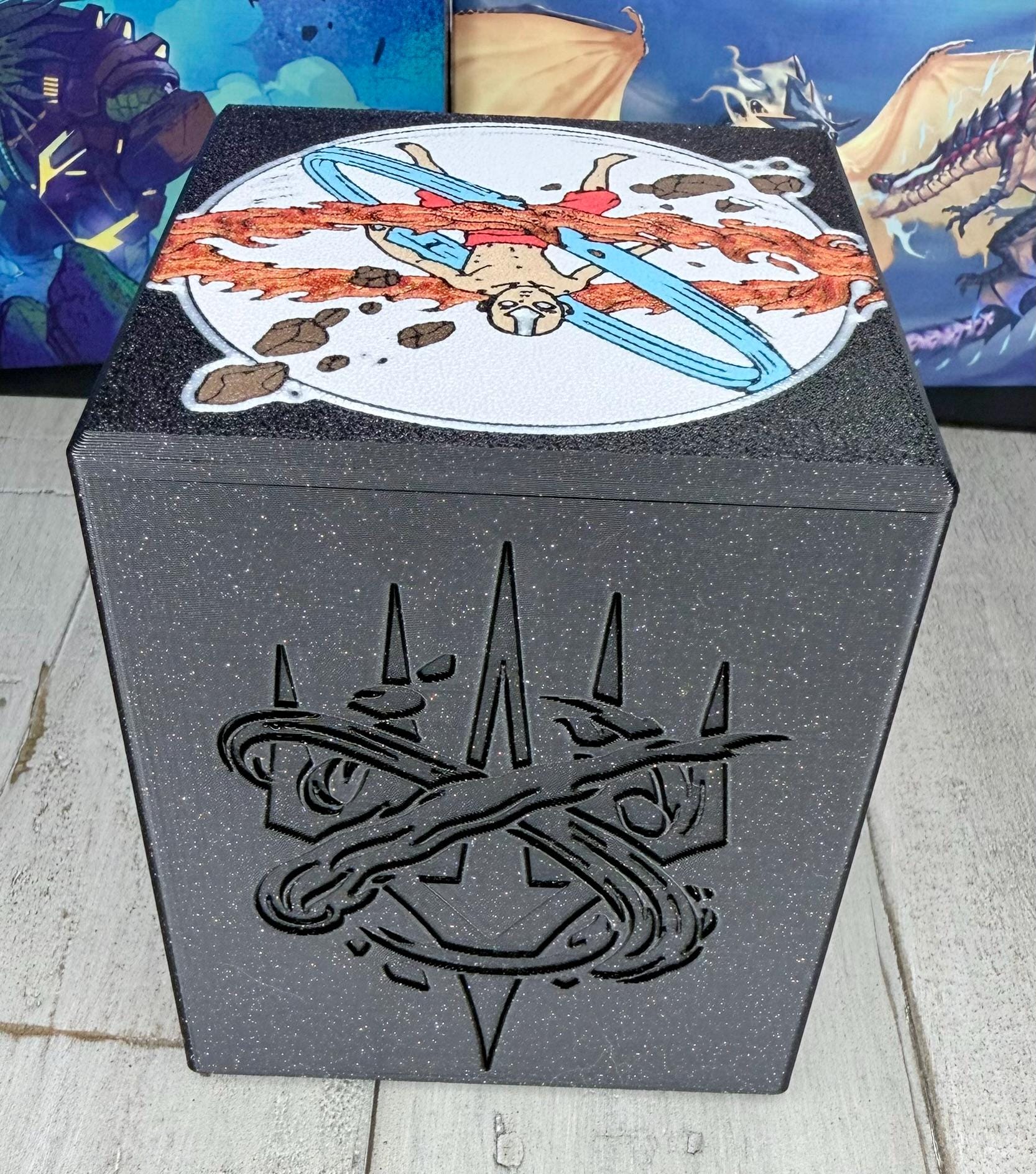 ATLA - Aang Themed MTG Commander Deck Box: Magnetic Card Case