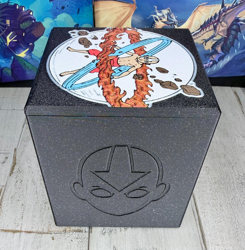 ATLA - Aang Themed MTG Commander Deck Box: Magnetic Card Case