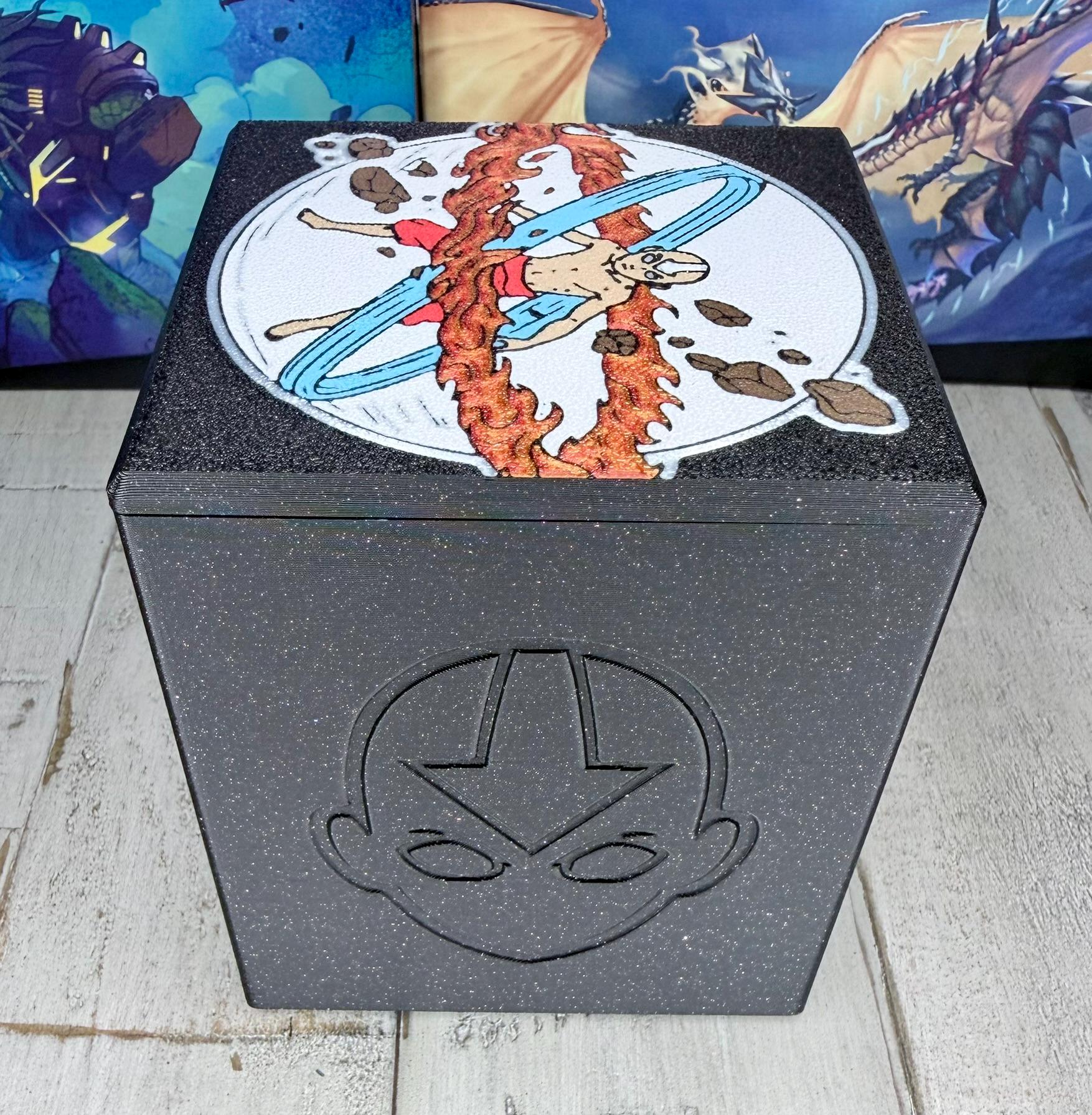 ATLA - Aang Themed MTG Commander Deck Box: Magnetic Card Case