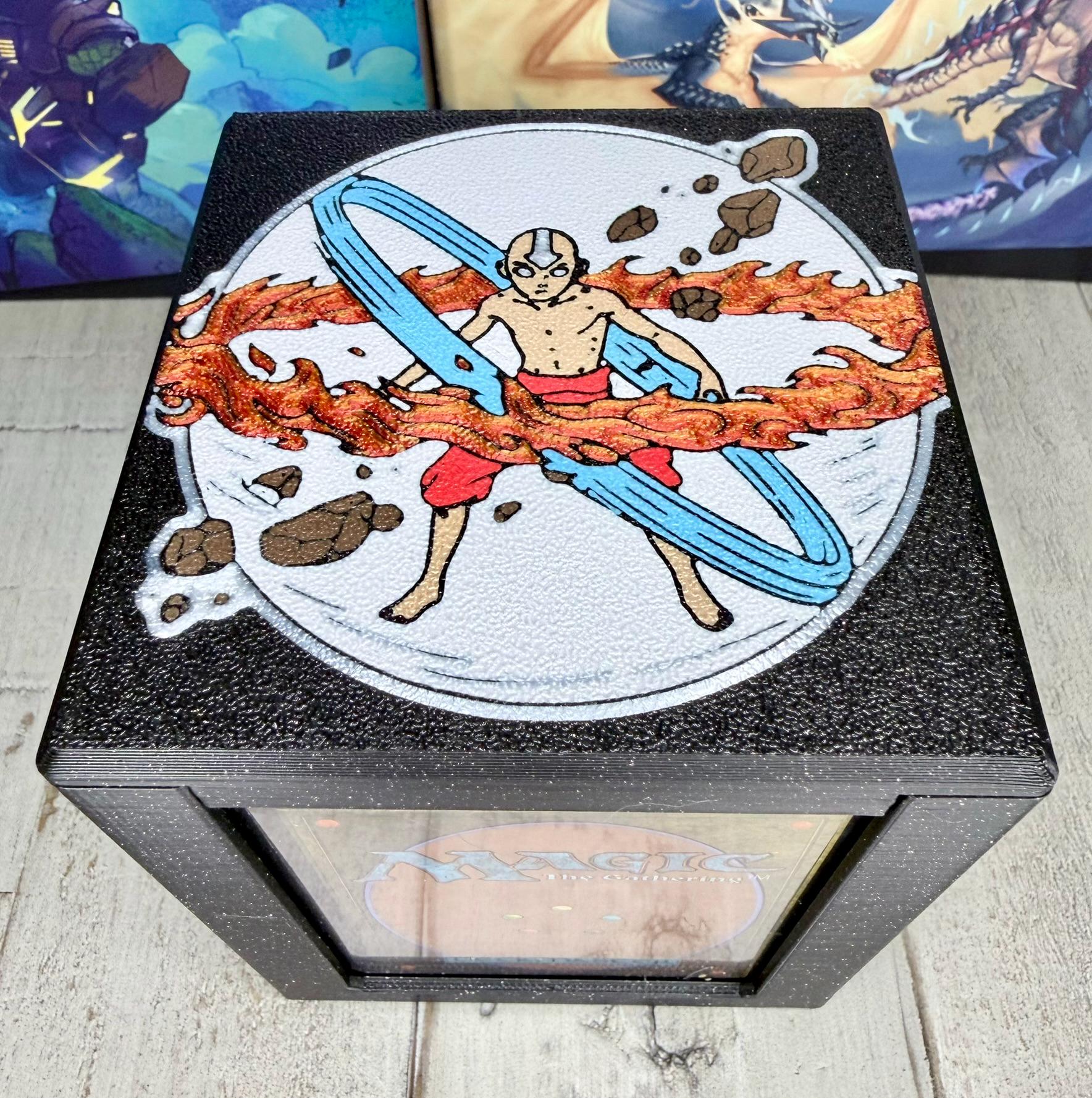 ATLA - Aang Themed MTG Commander Deck Box: Magnetic Card Case