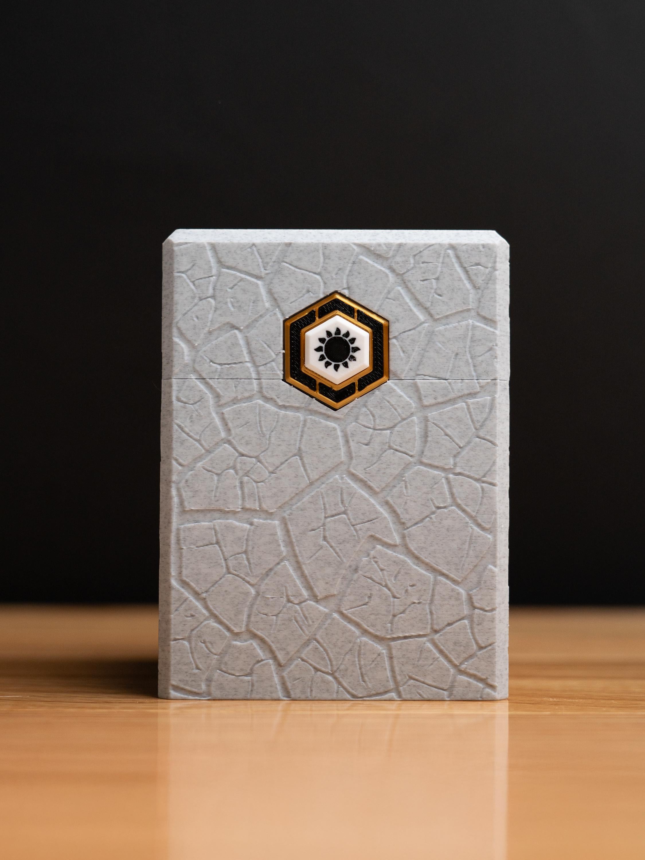 ForgeDeck Echo White MTG Deck Box, Commander Card Case
