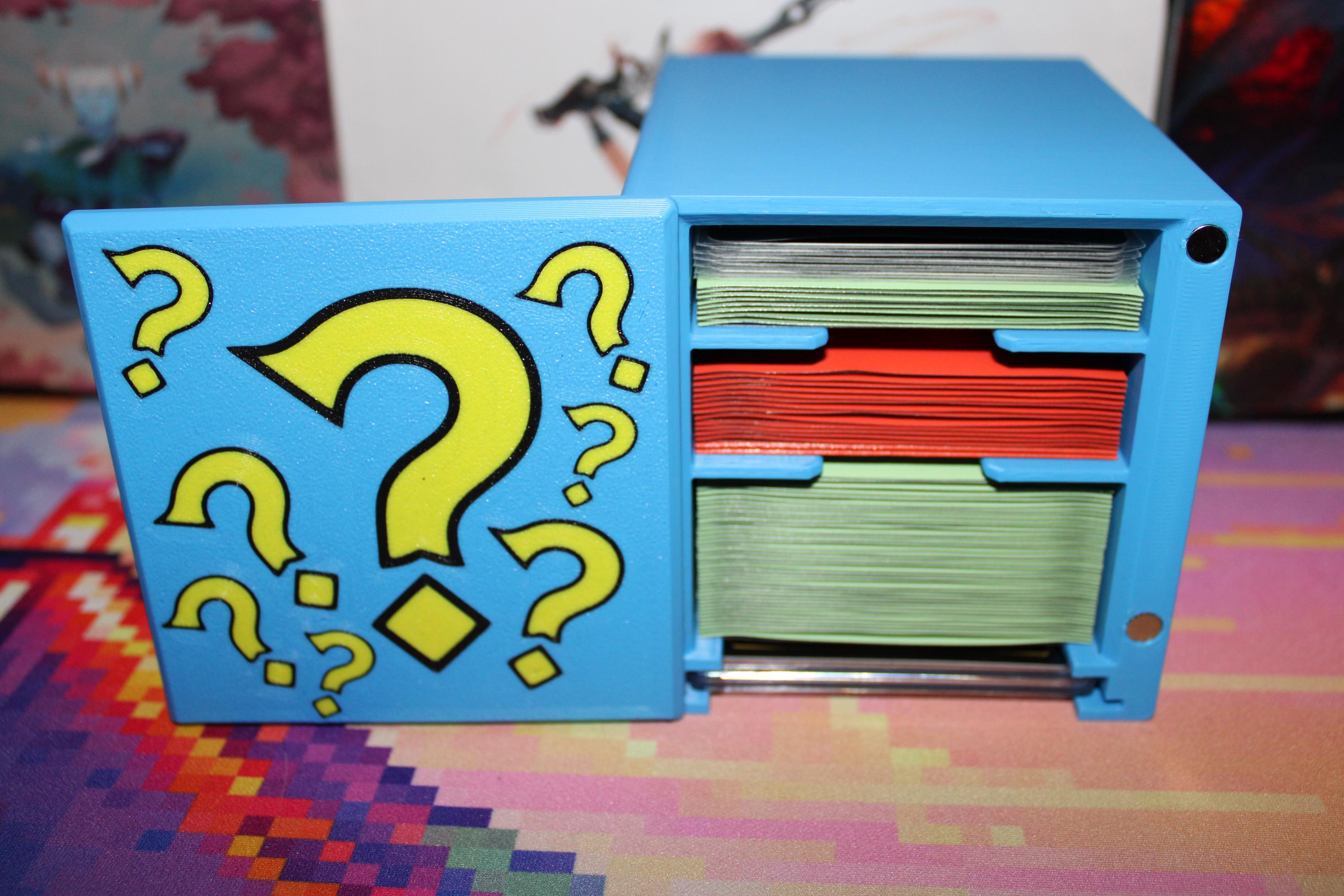 Ping Question Mark Commander Deck Box - Magnetic Card Case