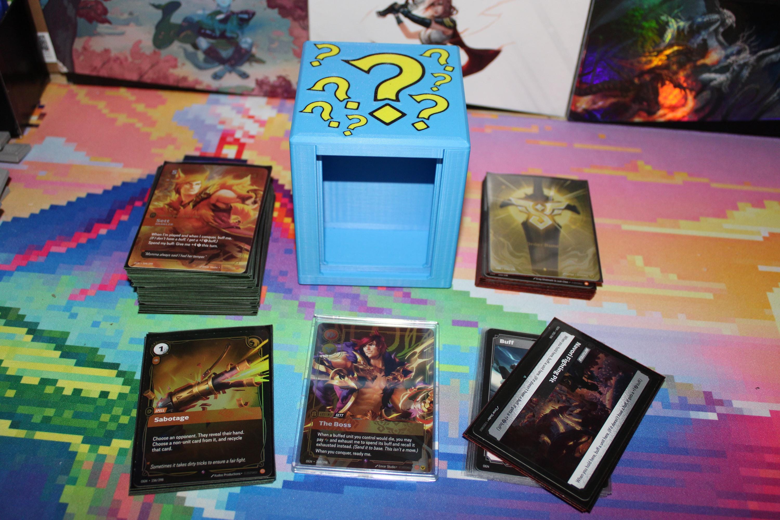 Ping Question Mark Commander Deck Box - Magnetic Card Case