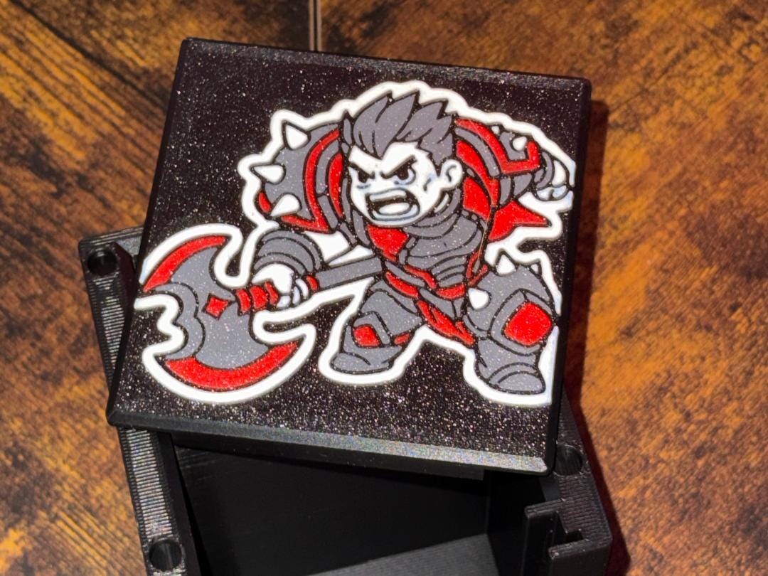 RiftBound Deckbox - Darius, Card Case, Magnetic card box,