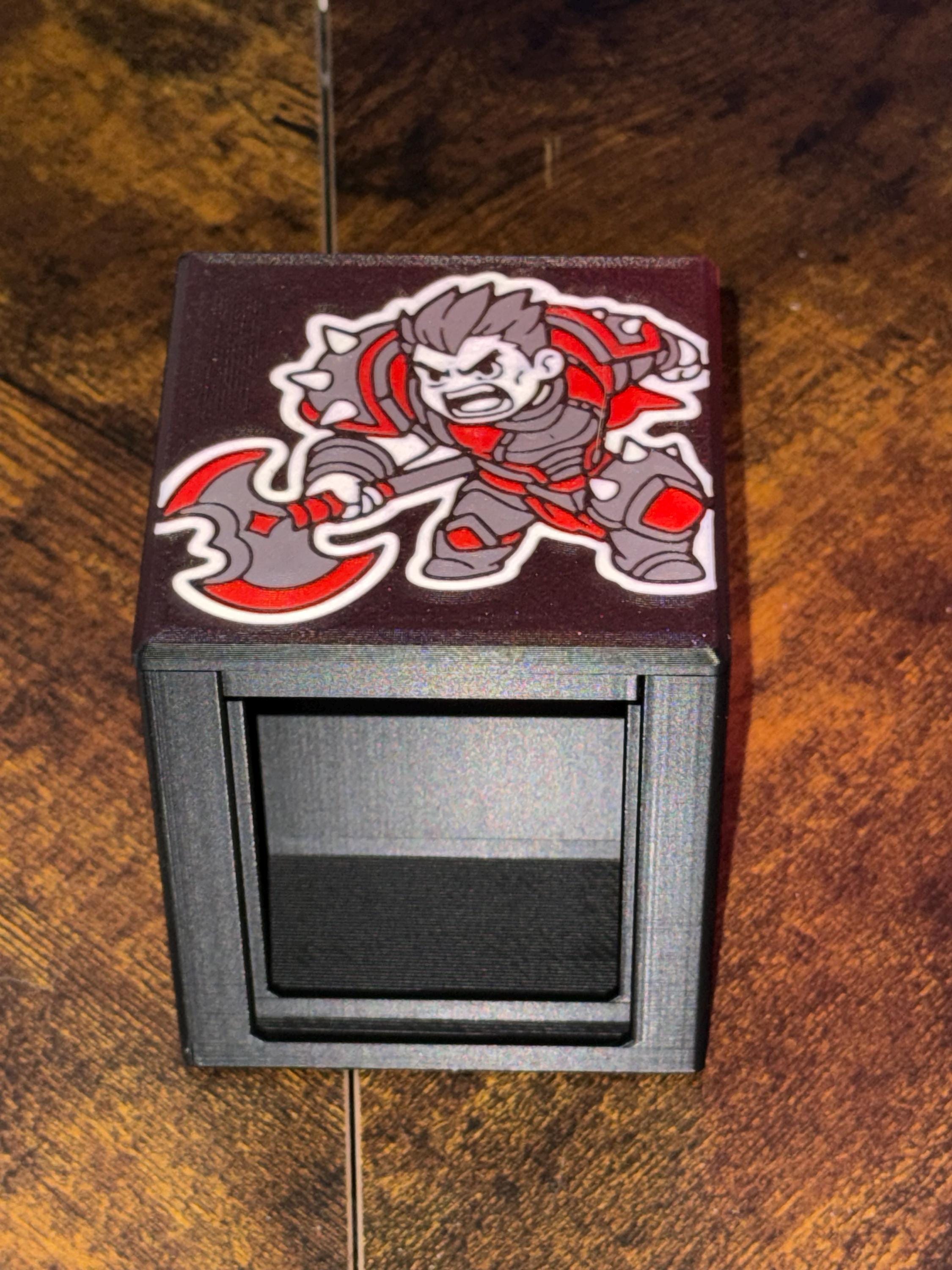 RiftBound Deckbox - Darius, Card Case, Magnetic card box,
