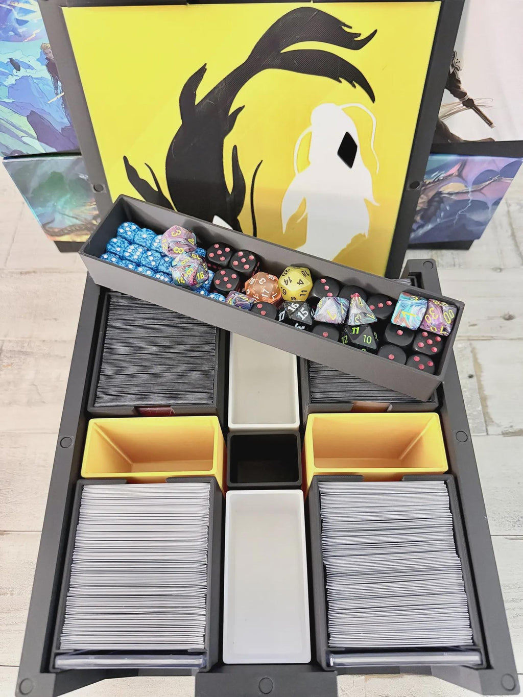 ATLA MTG EDH Commander Card Box, Magic the Gathering, Magic, Deck Case, Card Case 4 Player Party Box