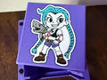 Jinx-Themed Deck Box – Magnetic Card Case, 3D Printed