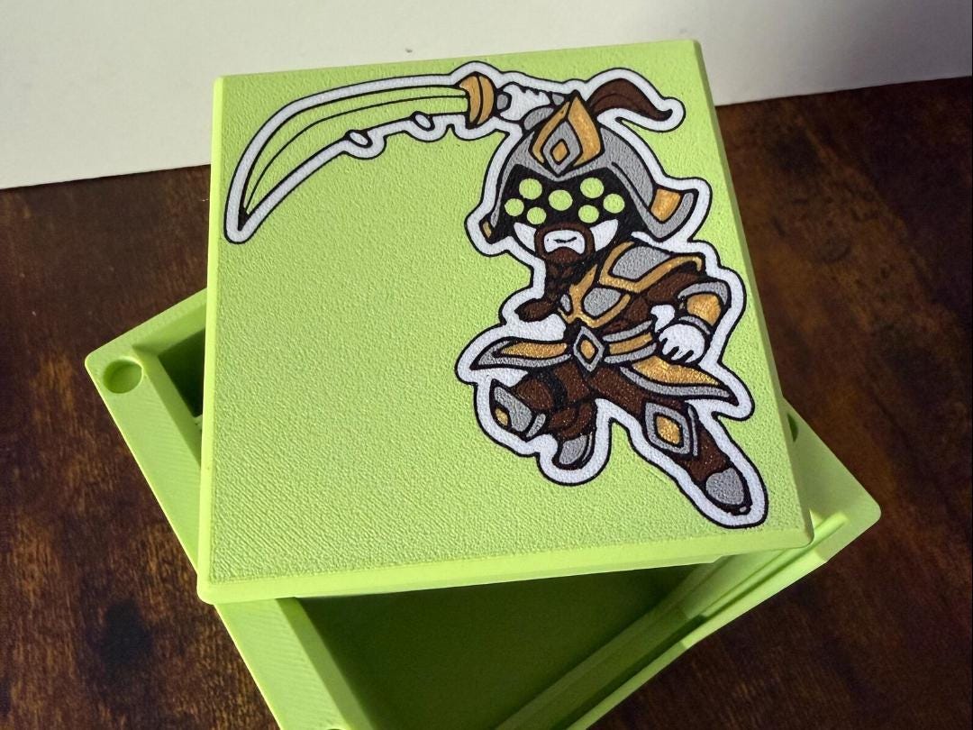 Master Yi Themed Deck Box - 3D Printed Card Case