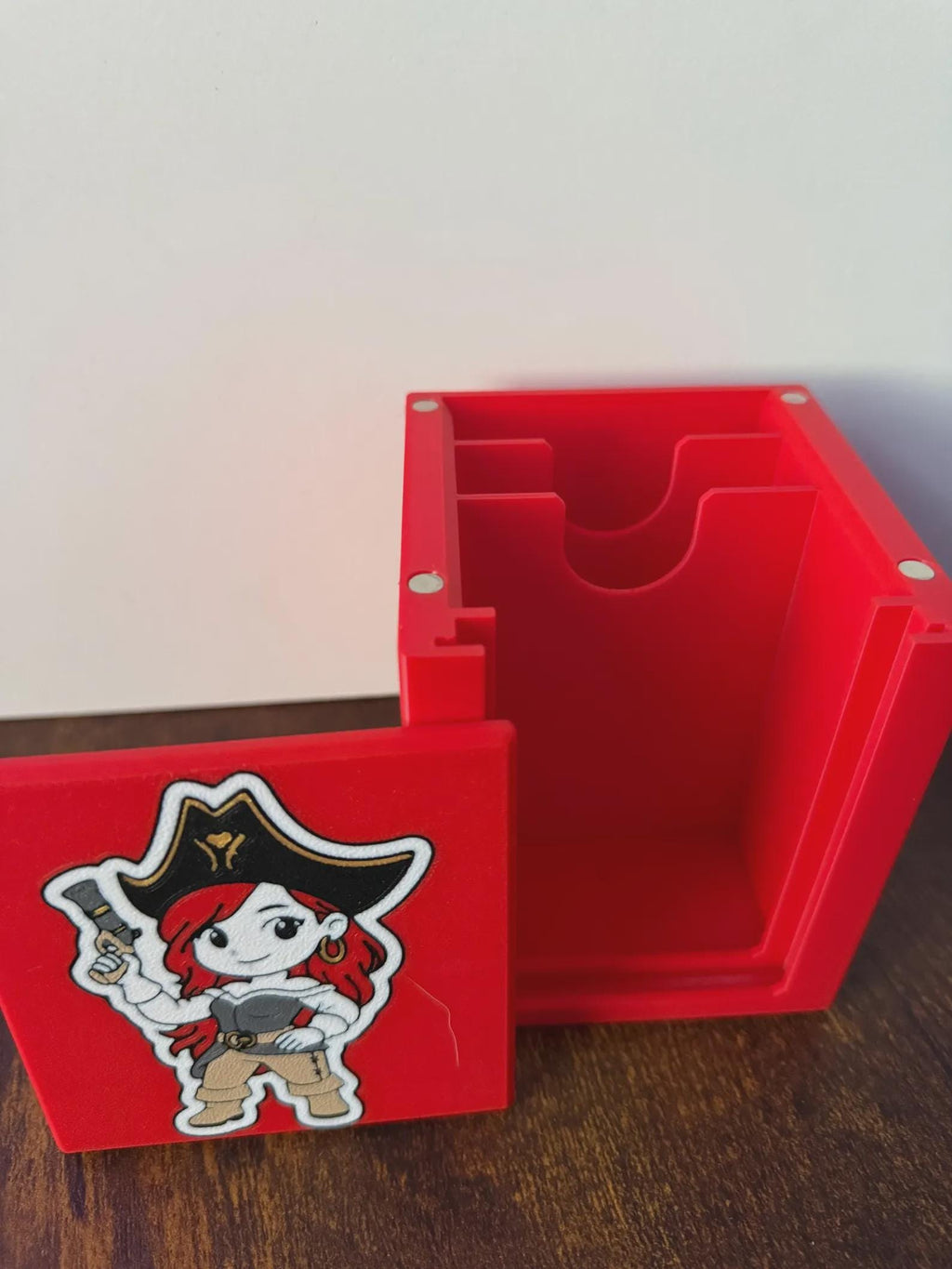 Miss Fortune Themed Deck Box - Magnetic Card Case, 3D Printed