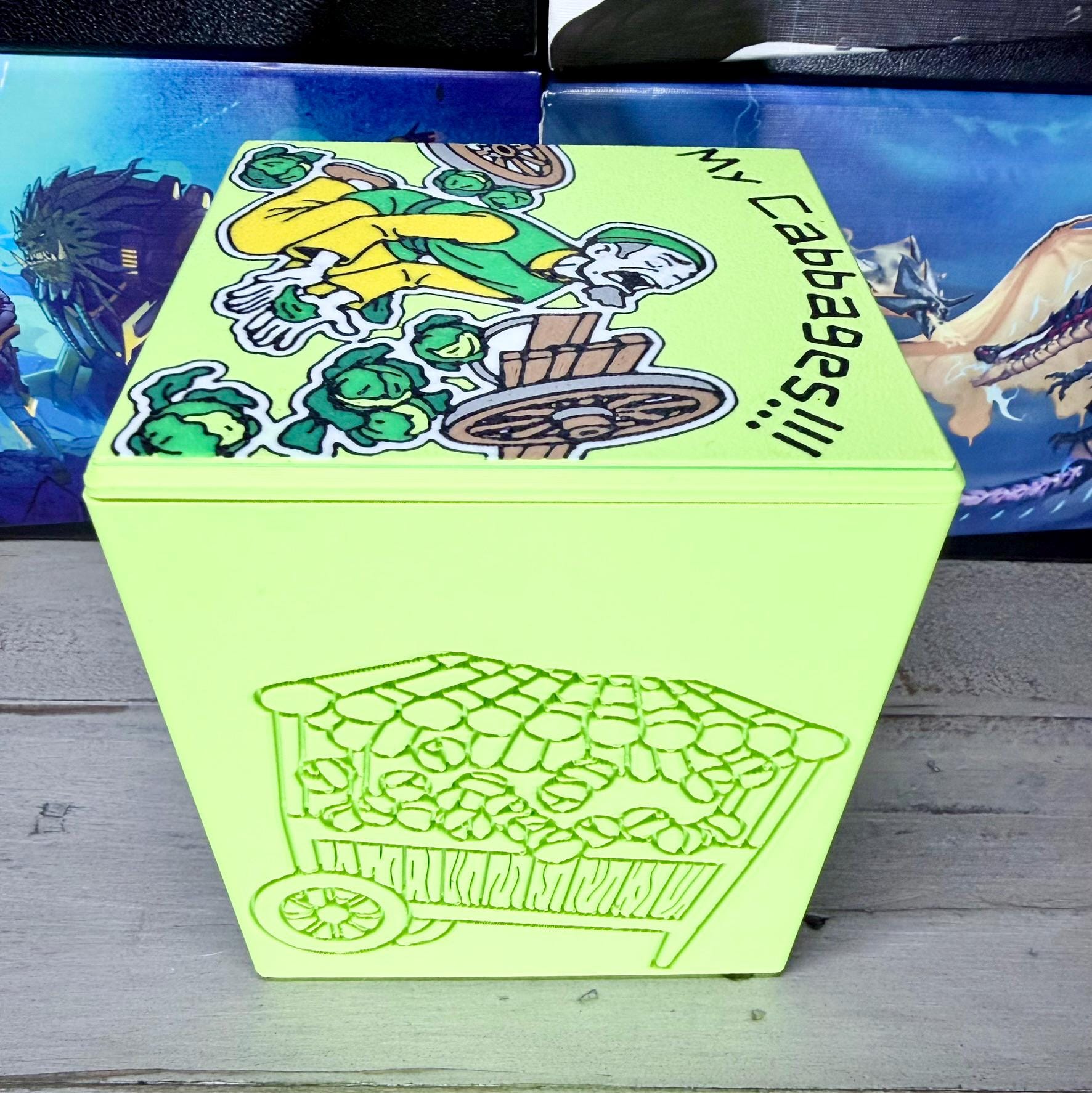 Cabbages-ATLA Themed MTG Commander Deck Box: Magnetic Card Case
