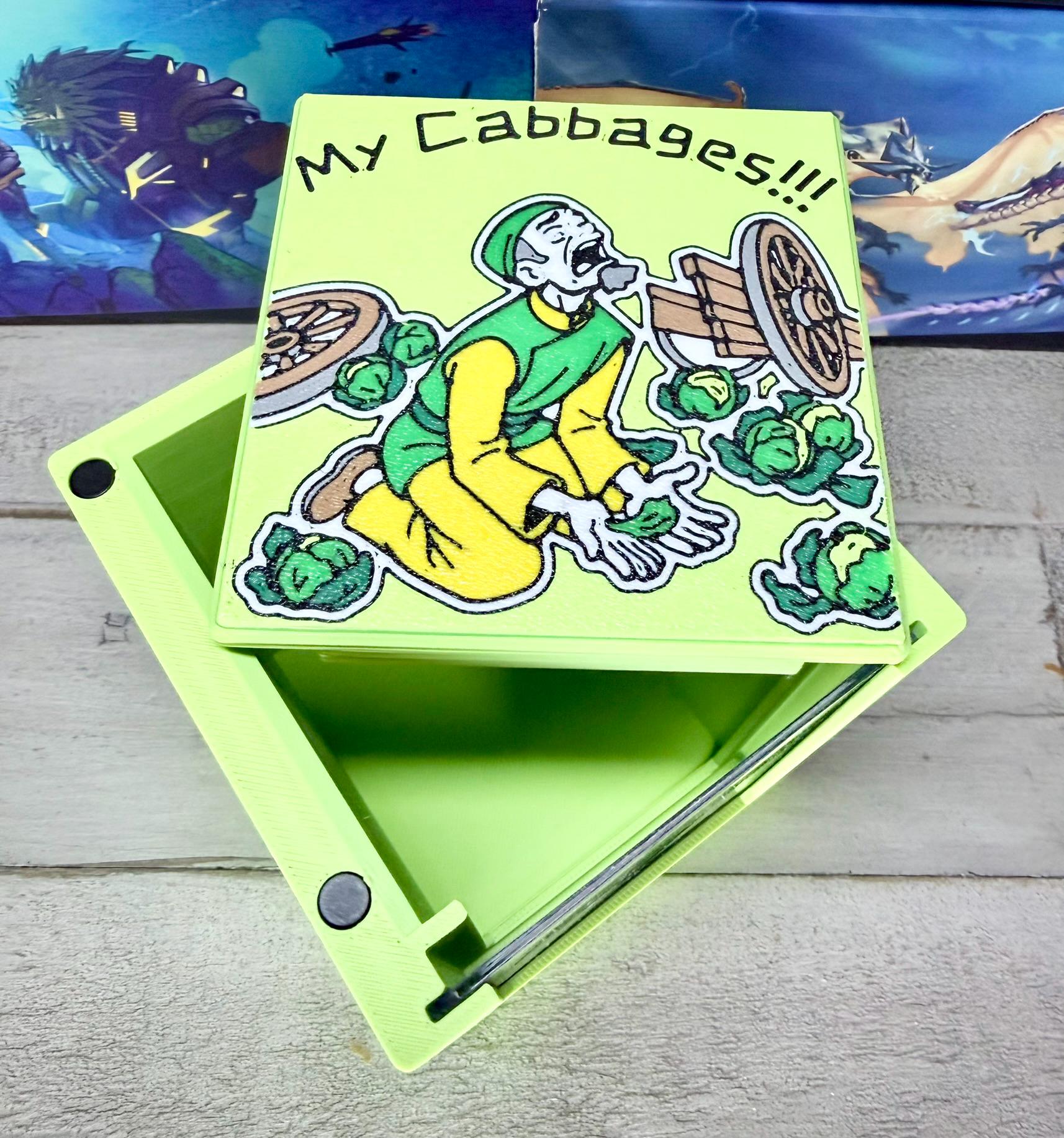 Cabbages-ATLA Themed MTG Commander Deck Box: Magnetic Card Case