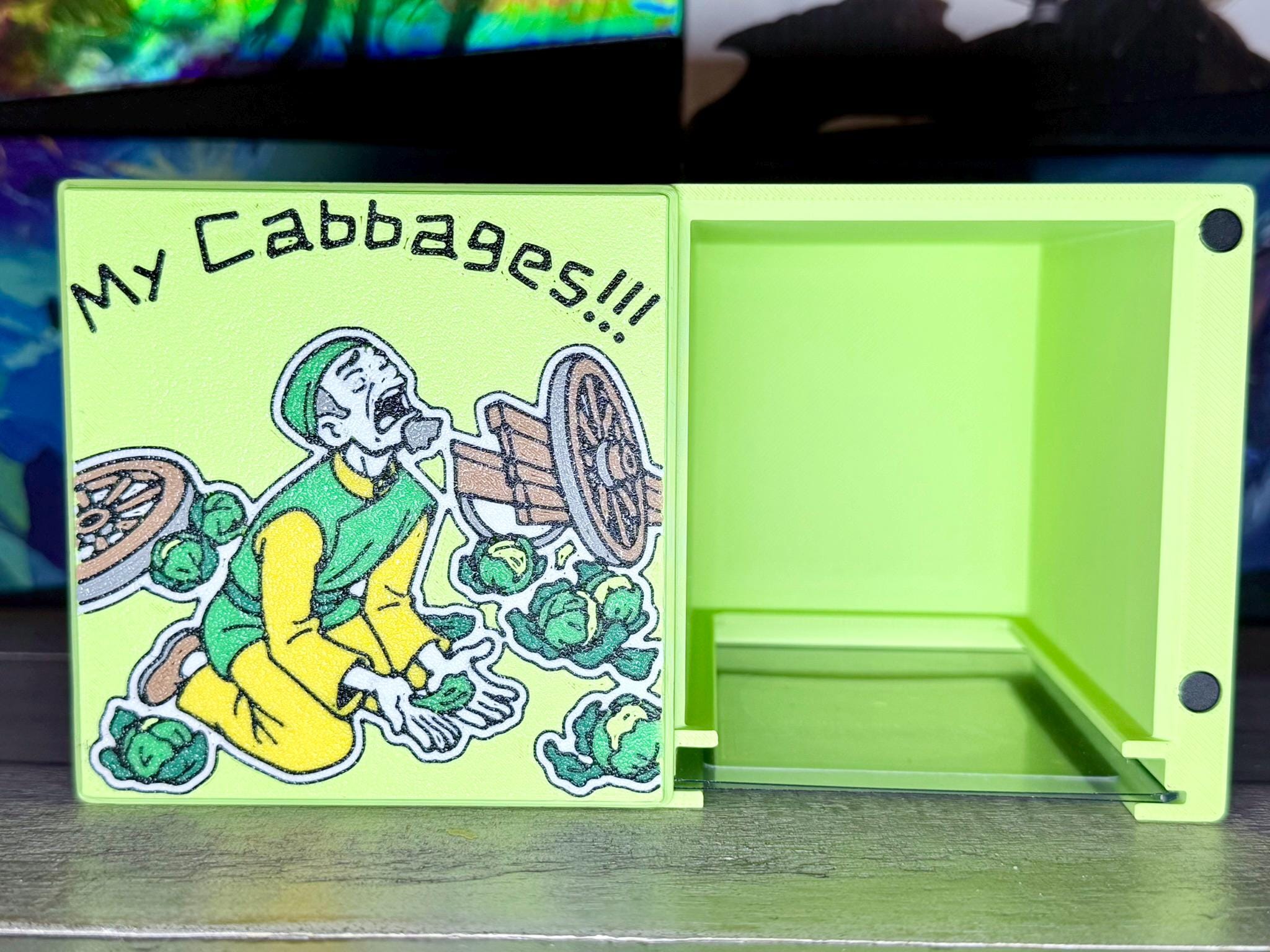 Cabbages-ATLA Themed MTG Commander Deck Box: Magnetic Card Case