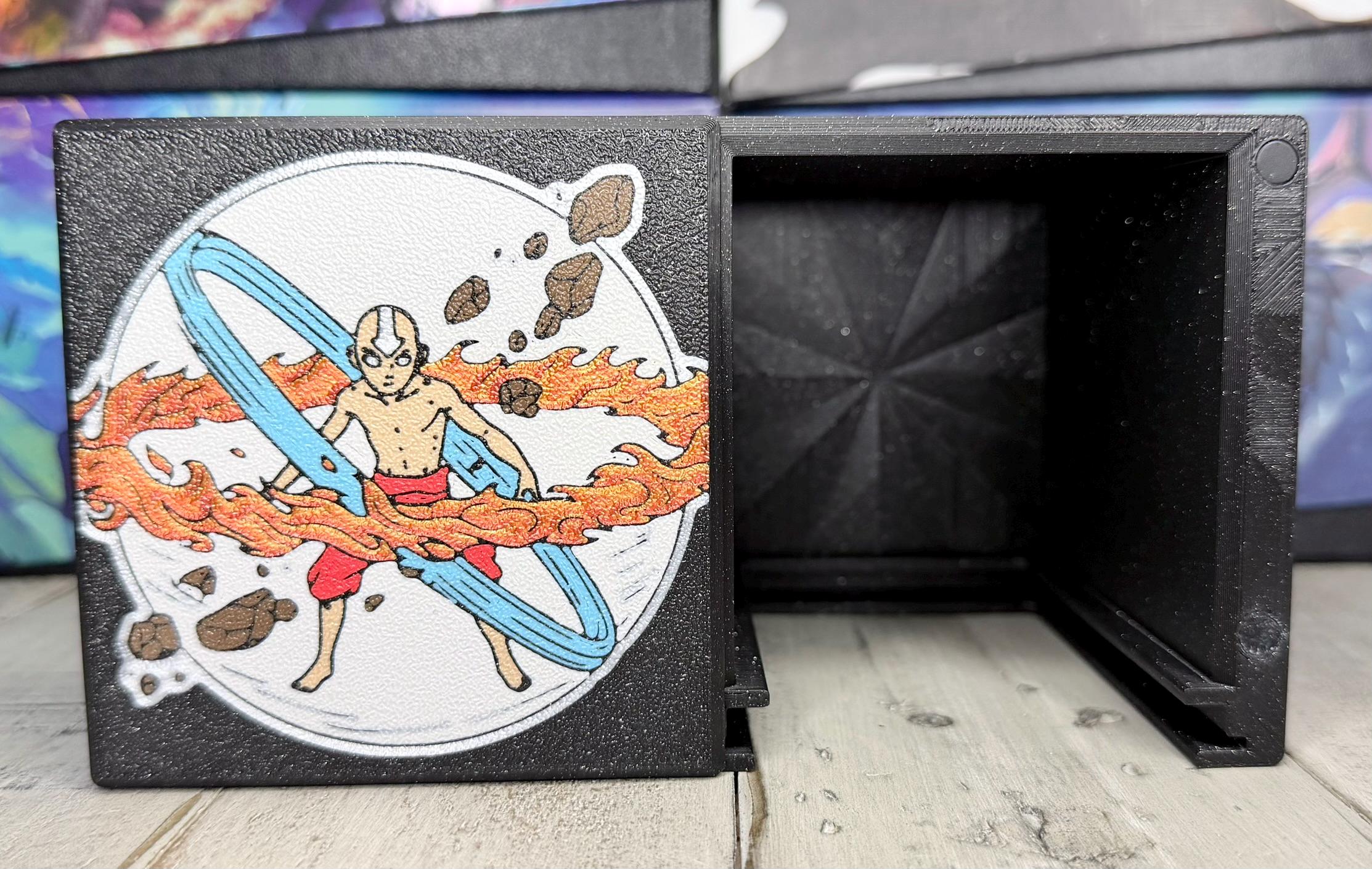 ATLA - Aang Themed MTG Commander Deck Box: Magnetic Card Case