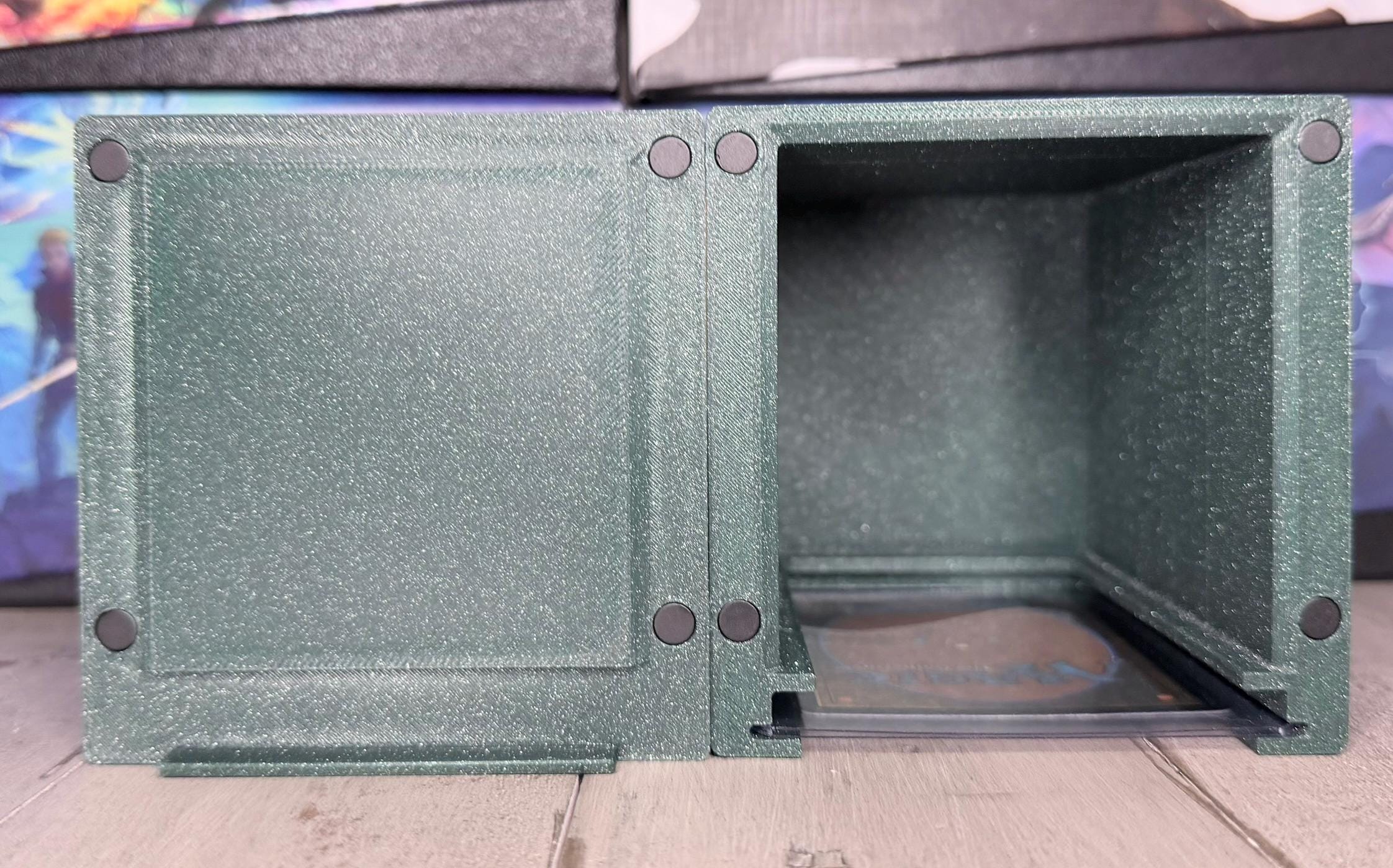 ATLA - Toph Themed MTG EDH Commander Card Box, Magic the gathering, Magic, Deck Case, Card Case