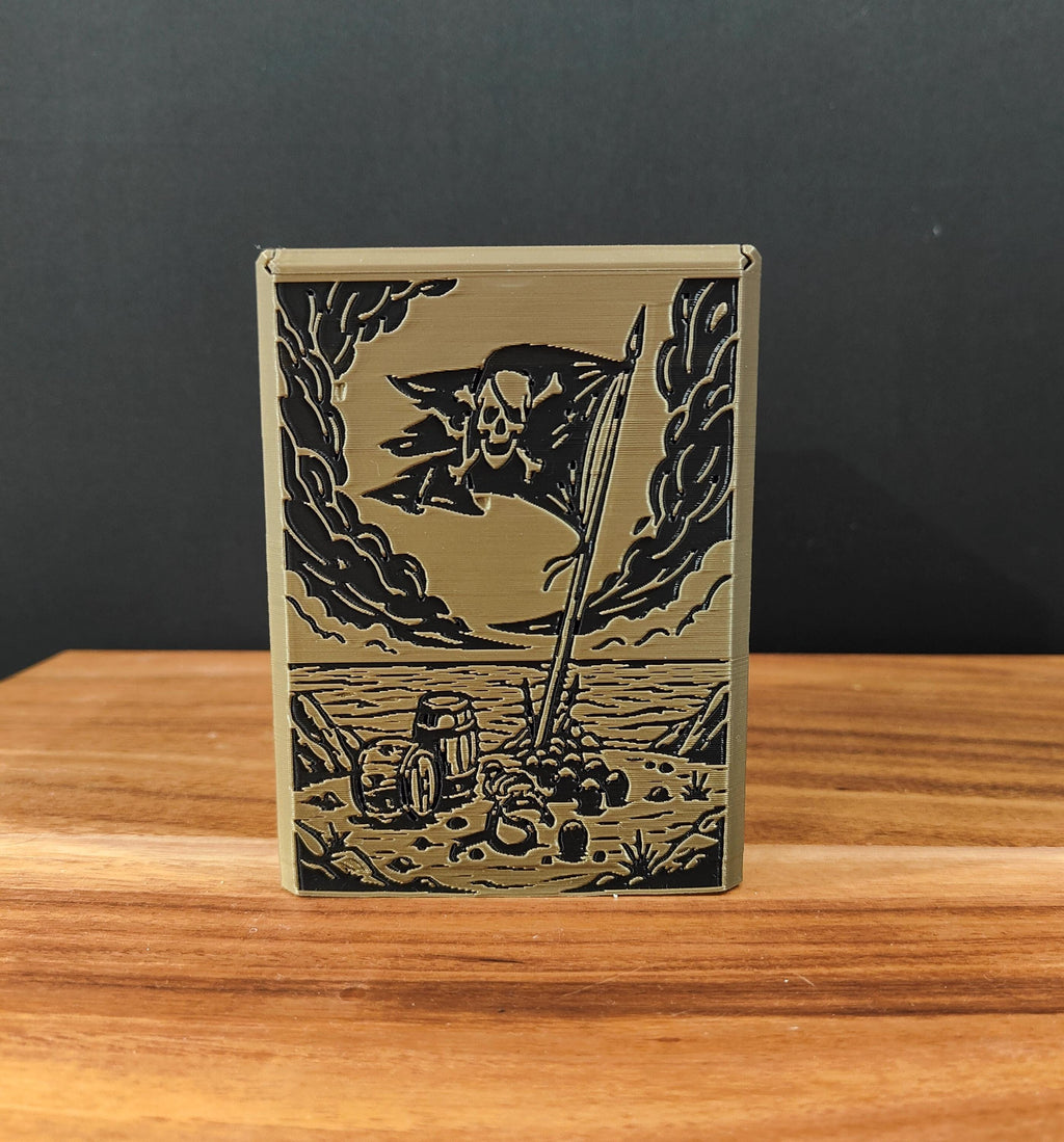 Pirate's Bounty Deck Box MTG Deck Box. MTG EDH Commander Card Box, Magic the Gathering, Magic, Deck Case, Card Case