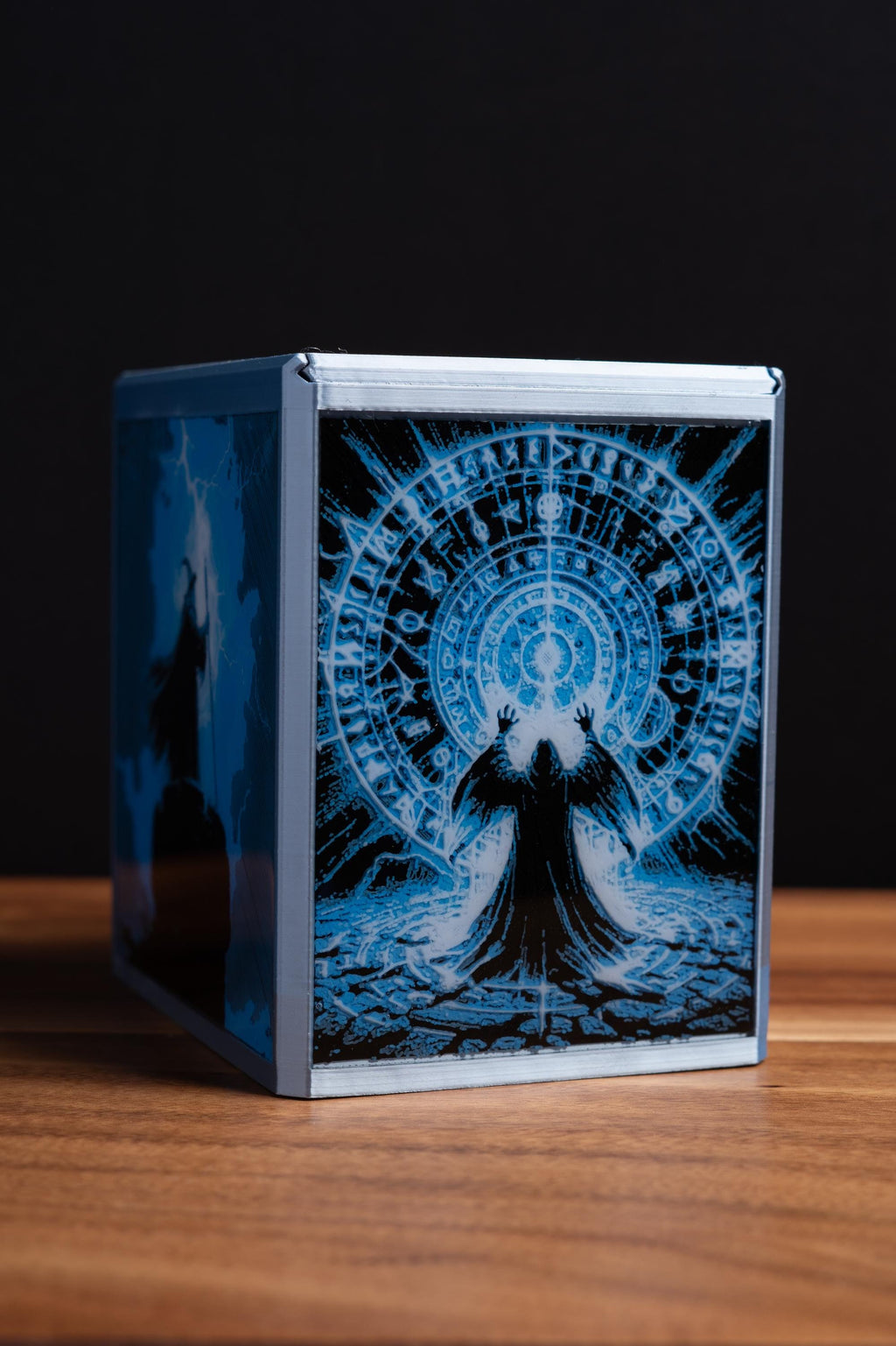 Lightning Wizard Deck Box MTG Deck Box. MTG EDH Commander Card Box, Magic the Gathering, Magic, Deck Case, Card Case