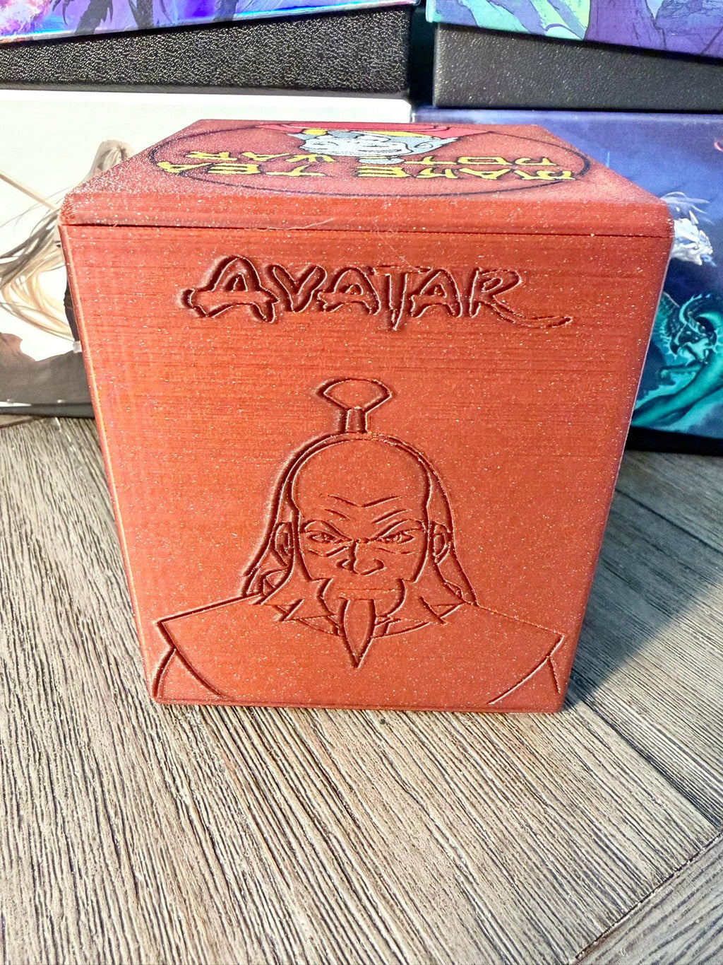ATLA - Iroh Makes Tea MTG Commander Deck Box, Magnetic Closure