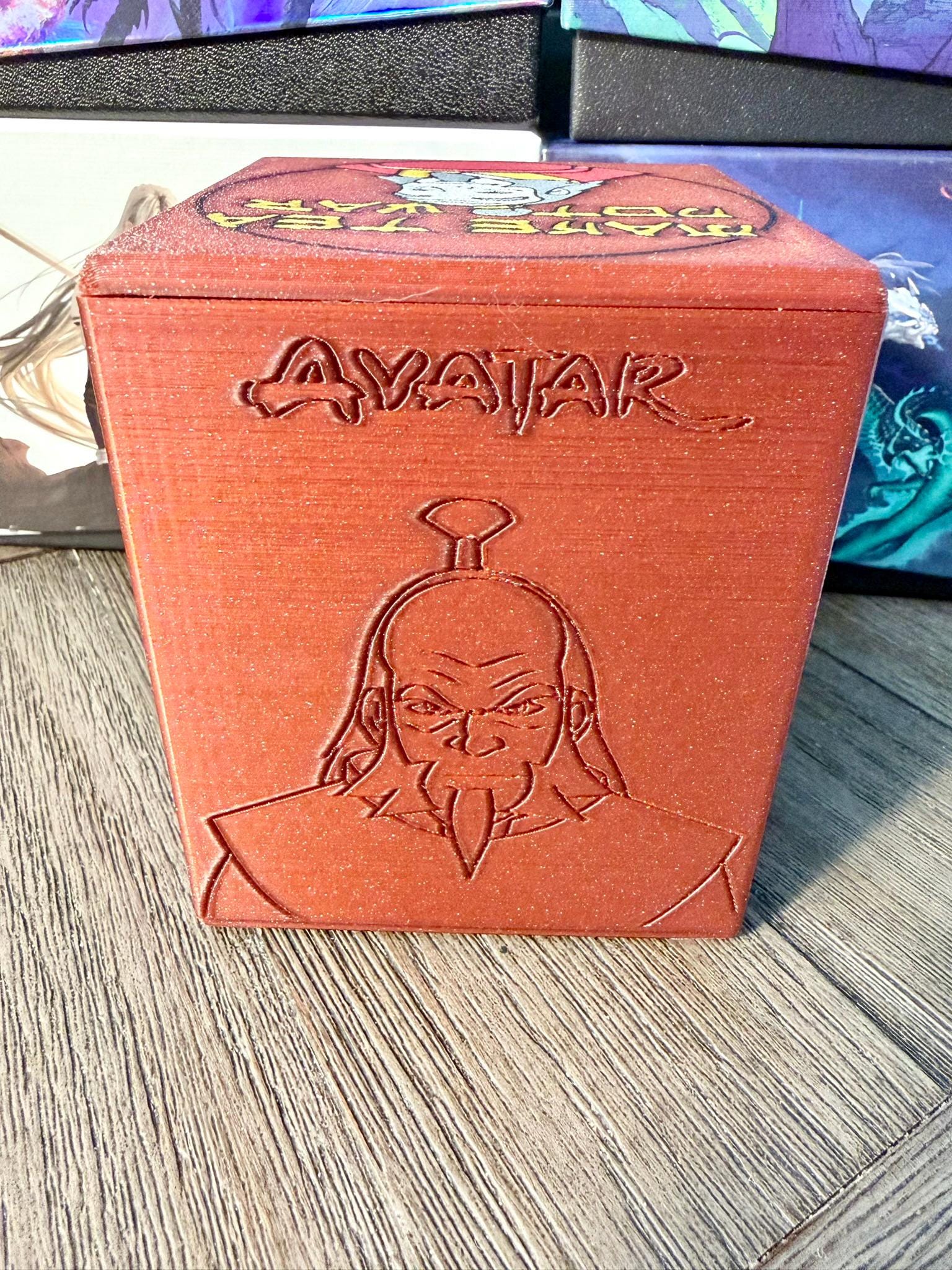 ATLA - Iroh Makes Tea MTG Commander Deck Box, Magnetic Closure