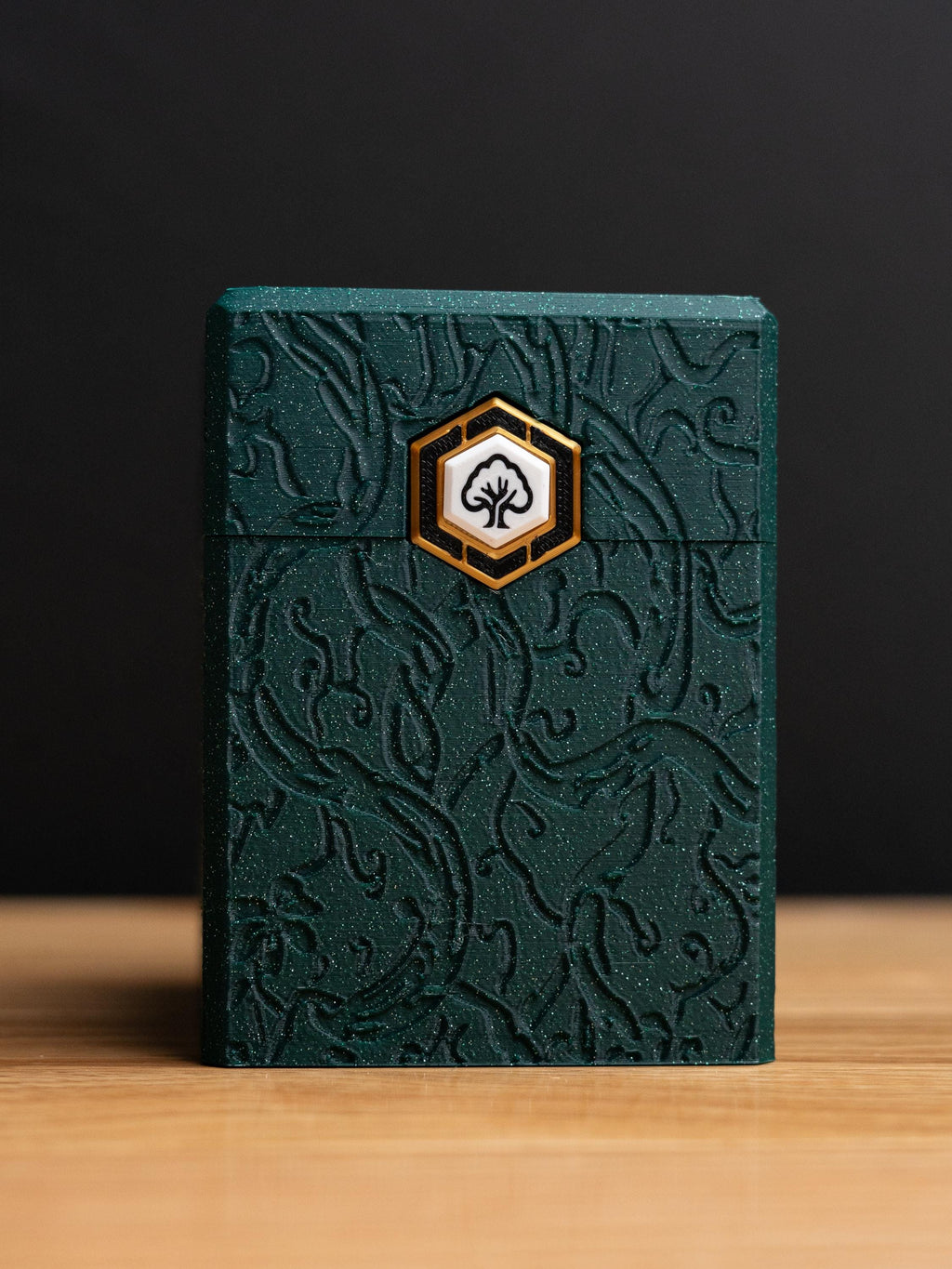 ForgeDeck Forrest Green Echo MTG Card Deck Box, EDH Commander Case
