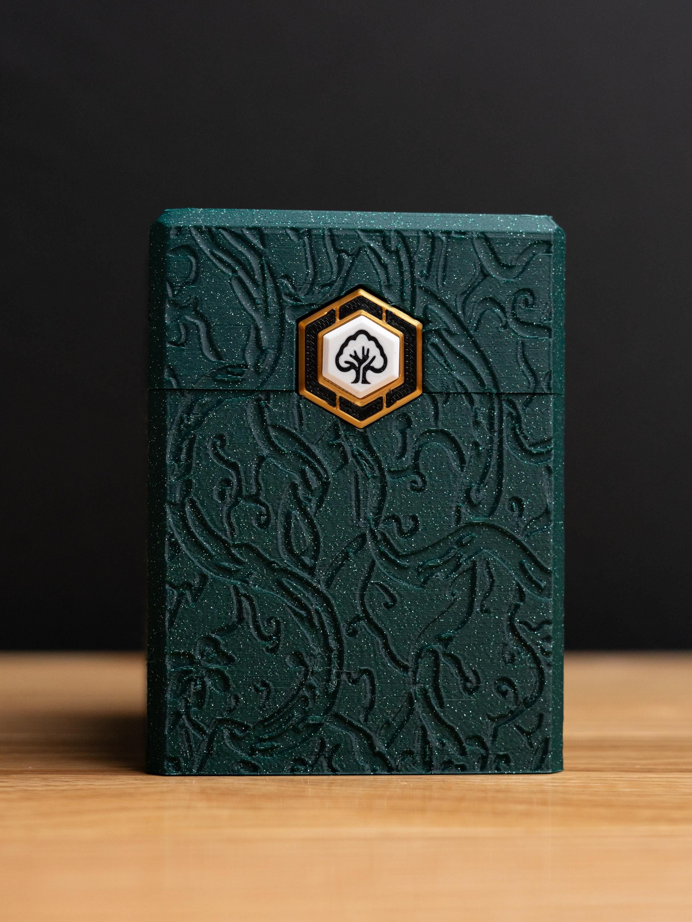ForgeDeck Forrest Green Echo MTG Card Deck Box, EDH Commander Case