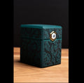 Forrest Green Two Tone Echo MTG Card Deck Box, EDH Commander Case