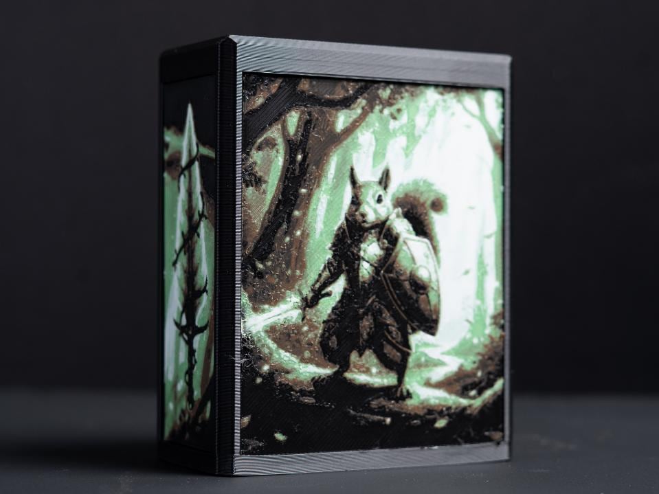 MTG Squirrel Sword Deck Box - 70 Unsleeved Cards
