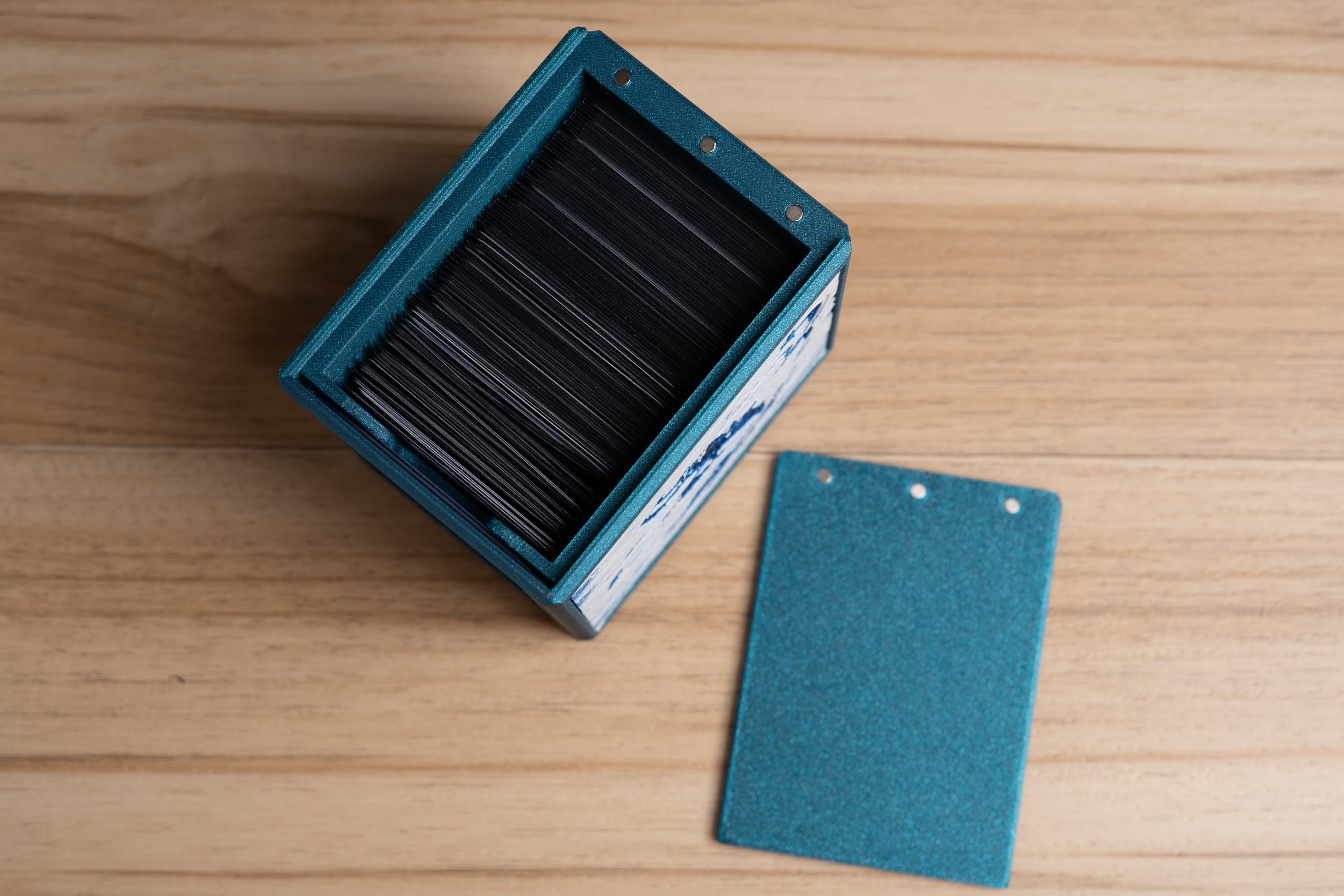 Brush Stroke Ninja Deck Box, Commander Card Case, Magic The Gathering