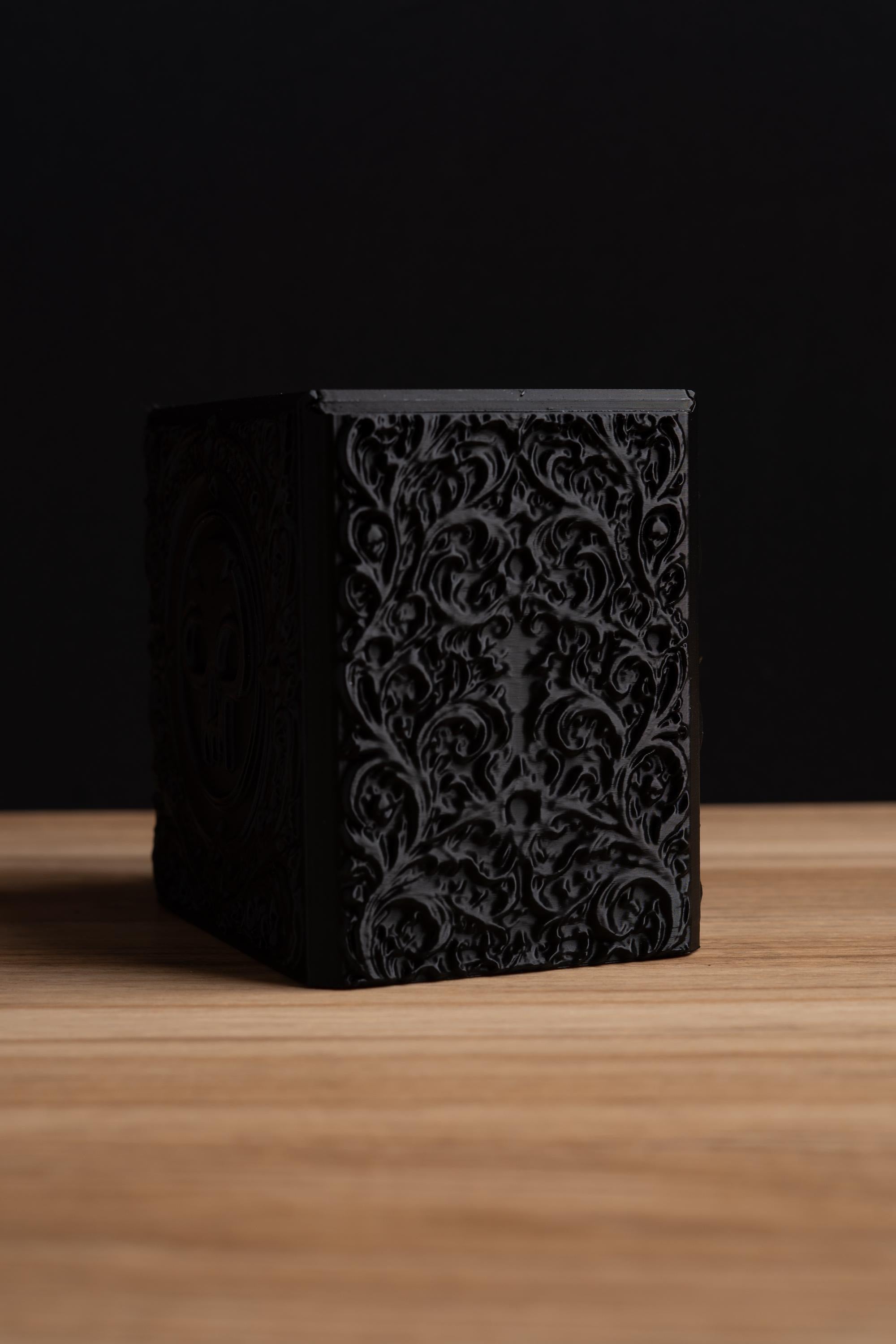 Embossed MTG Swamp Black Mana Deck Box