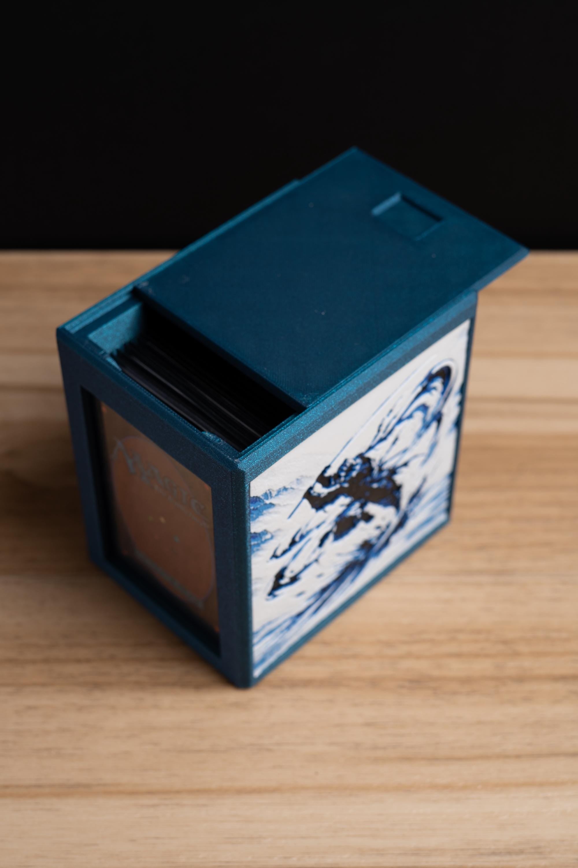 Brush Stroke Ninja Deck Box, Commander Card Case, Magic The Gathering