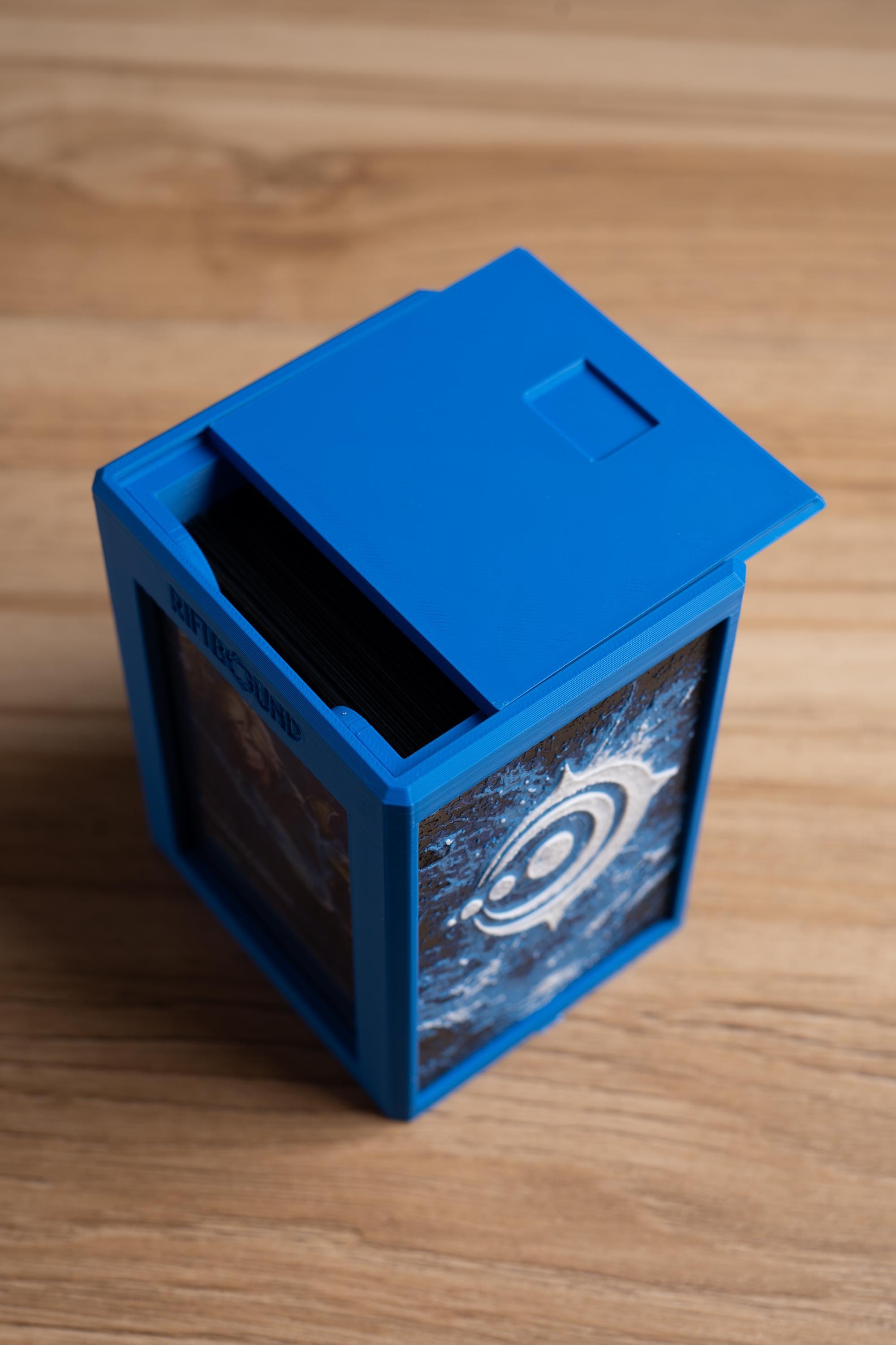 Riftbound Deck Box with Dividers, Rune Deck Box