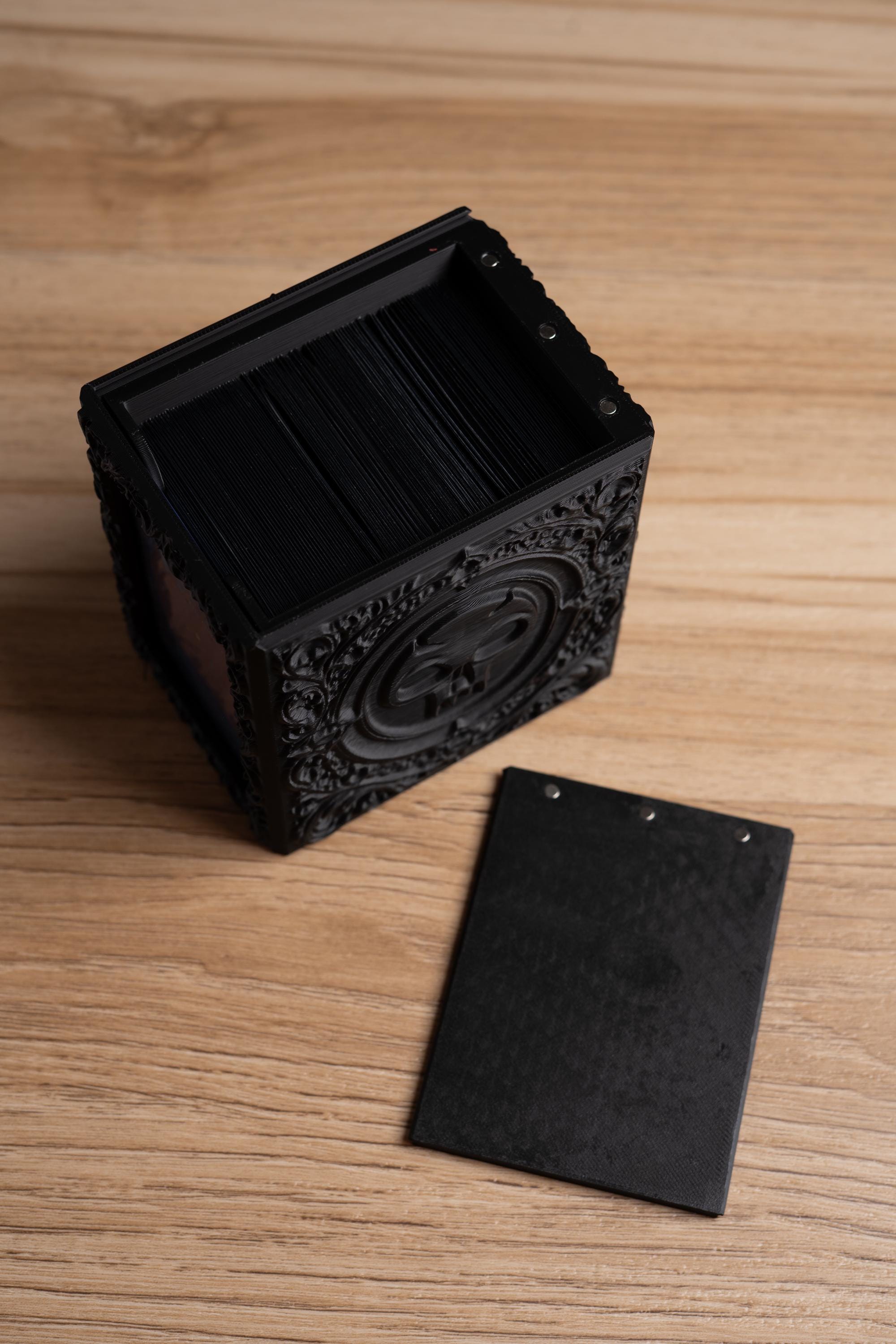 Embossed MTG Swamp Black Mana Deck Box